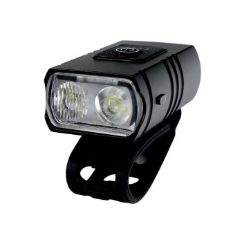 Lampka rowerowa LED przednia 315lm 1200mAh ładowana USB TEGER, T-LED-0052