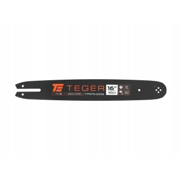 Prowadnica do piły, 16calcal (40 cm) / 3/8calcal 1,3mm 55 og. / 9z / moc. G / TEGER, T-PDPS-009G