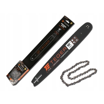 Zestaw tnący 18calcal 45cm prowadnica+ łańcuch 0.325calcal 1.3mm 72og 12z moc.U TEGER, T-ZTDPS-011U-SET