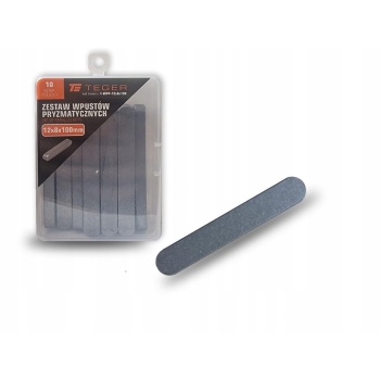 Wpust pryzmatyczny klin 12x8x100 10 sztuk TEGER, T-WPP-12X8X100