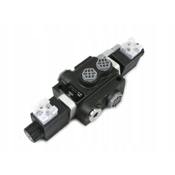 Rozdzielacz hydrauliczny 1-sekcyjny sterowany elektrycznie 12V 40L VOIMA, V-R40L-1E