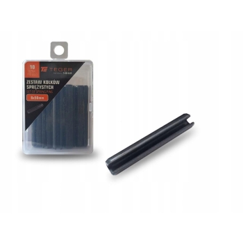Kołek sprężysty 8x50 10 sztuk TEGER, T-KO-8X50