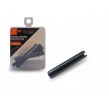 Kołek sprężysty 4x50 10 sztuk TEGER, T-KO-4X50