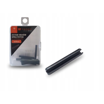 Kołek sprężysty 3x30 10 sztuk TEGER, T-KO-3X30