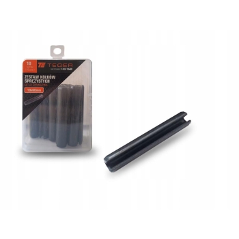 Kołek sprężysty 10x60 10 sztuk TEGER, T-KO-10X60