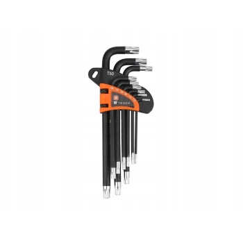 Zestaw kluczy TORX T10-T50 długie 9szt TEGER, T-W-KITZE002