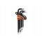 Zestaw kluczy TORX T10-T50 długie 9szt TEGER, T-W-KITZE002