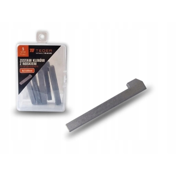 Klin z noskiem 8x7x50 5 sztuk TEGER, T-KL-8X7X50