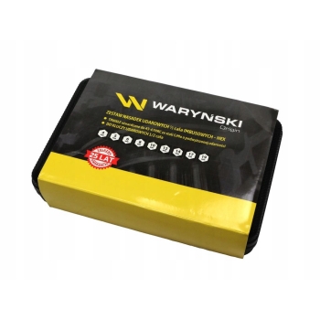 Zestaw nasadek imbusowych udarowych 1/2 CrMo H4-H19 HEX WARYŃSKI, WMU289