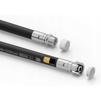 Przewód hydrauliczny M22x1.5 proste L-500mm DN12-1SN Cyklop 16MPa WARYŃSKI