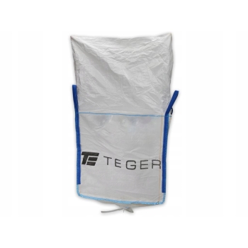 Worek BIG BAG 500kg 90x90x90 4 uchwyty kołnierz i lej spustowy TEGER, T-BB0.5T90X90-K/1L