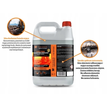 Piana aktywna dwufazowa do ciężkich zabrudzeń STRONG 5l koncentrat TEGER