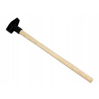 Młotek ślusarski 3kg ciężki z trzonkiem z drewna 84cm WARYŃSKI, WMM303