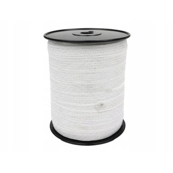 Taśma do elektryzatora 20 mm 4x0.16mm SS biała 200m ROYAL FARM