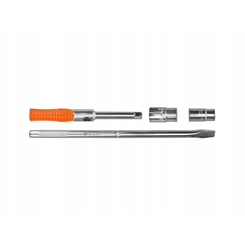 Klucz do kół krzyżakowy z uchwytem wkładanym 1/2calcal 17 19 21 23mm TEGER, T-W-KDK001
