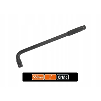 Pokrętło do nasadek klucz fajkowy TYP L 1calcal 550 mm - kute / stal Cr-Mo TEGER, T-W-POKL107