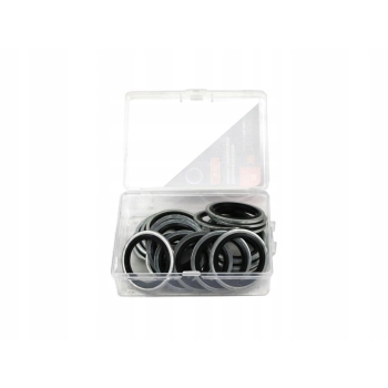 Podkładka metalowo gumowa z prowadzeniem M27 20szt. TEGER, T-PMG-PPM27