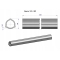 Rura wewnętrzna 2R rura zewnętrzna 1R do wału 460 36x3.2 mm 340 mm WARYŃSKI, WR2321340