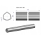 Rura zewnętrzna Seria 2R i 3R do wału WOM 460 43.5x3.4 mm 335 mm WARYŃSKI, WR2322355