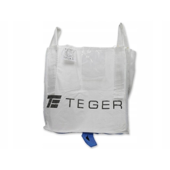 Worek BIG BAG 1500kg wzmocniony 90x90x90 4 uchwyty Góra otwarta TEGER, T-BB1.5T90X90-O/Z2U