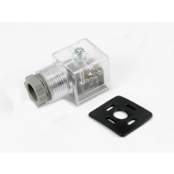 Wtyczka elektryczna SP666 do cewek elektromagnetycznych 12V 24V dioda VOIMA, V-WTYK-D