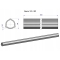 Rura wewnętrzna 2R, rura zew. Seria 1R wału WOM 36x3.2mm 640mm WARYŃSKI, WR2321640