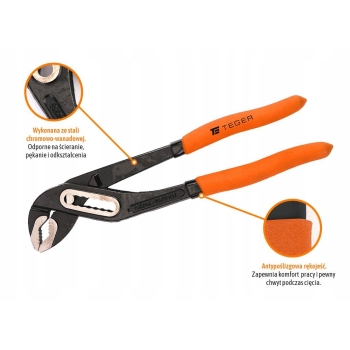 Szczypce nastawne do rur klucz do rur 300 mm TEGER