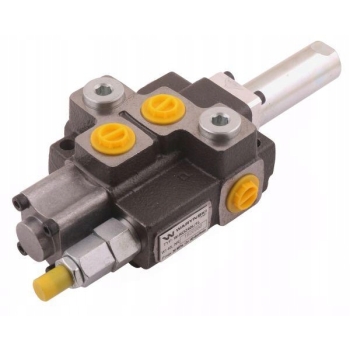 Rozdzielacz hydrauliczny 1-sekcyjny max przepływ 40L sterowany na linkę WAR, W-ROZ40L/1L