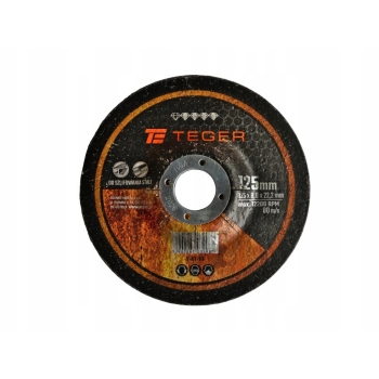 Tarcza korundowa do szlifowania 125x 8.0 mm TEGER, T-AT-111