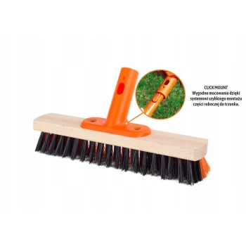 Szczotka do prac budowlanych PREMIUM - szober 55x300 mm (mocowanie Click)