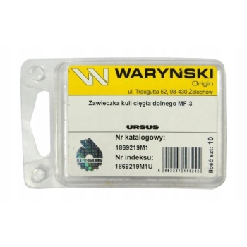 Zawleczka kuli cięgła dolnego MF3 3512 2812 ORYGINAŁ URSUS 1869219M1U