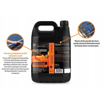 Płyn do mycia paneli solarnych i fotowoltaicznych PROFESSIONAL 5l TEGER