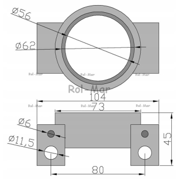 Obudowa łożyska duża kosiarka rotacyjna polska 5036010180