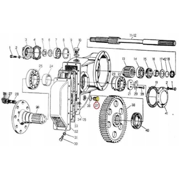 Korek spustowy zwolnicy URSUS C-330 50005840