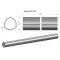 Rura zewnętrzna Seria 4R i 5R do wału 760 wałka WOM 51.5x3mm 635mm WARYŃSKI, WR2342635