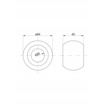 Kula ramienia podnośnika Kat.3-2 64x28 1380-502060