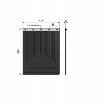Chlapacz osłona przeciwbłotna tylna URSUS C-330 50970040