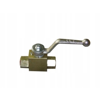 Zawór kulowy hydrauliczny dwudrożny 25 MPA 1/4calcal, KHB-1/4
