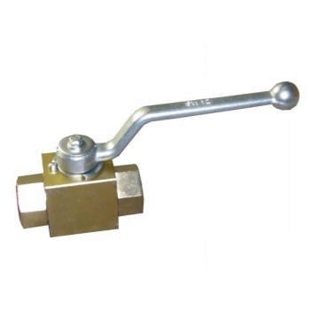 Zawór kulowy hydrauliczny dwudrożny 25 MPA 1/2calcal, KHB-1/2