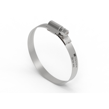 Opaska zaciskowa 20-32 mm ślimakowa W2 stal nierdzewna 9mm TEGER 8 sztuk, T-W2-20-32-B