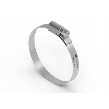 Opaska zaciskowa 25-40 mm ślimakowa W2 stal nierdzewna 9mm TEGER 6 sztuk, T-W2-25-40-B