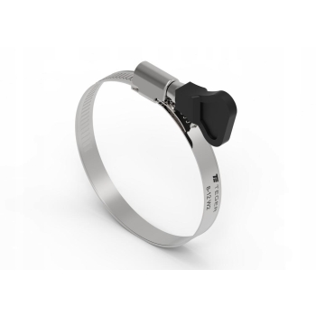 Opaska zaciskowa z pokrętłem 8-12 ślimakowa nierdzewna 9mm TEGER 15 sztuk, T-OPC-8-12-B
