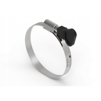 Opaska zaciskowa z pokrętłem 12-22 ślimakowa nierdzewna 9mm TEGER 15 sztuk, T-OPC-12-22-B