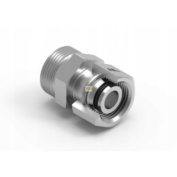 Złączka hydrauliczna metryczna AB (XKOR) A-M26x1.5 18L / B-M30x2 WARYŃSKI