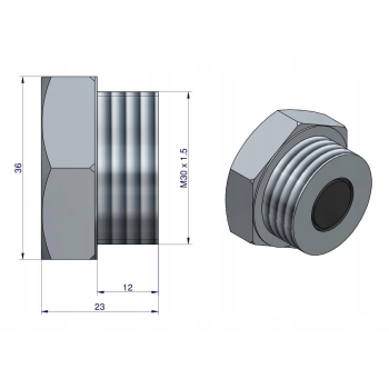 Korek spustu oleju URSUS C-360 46418230