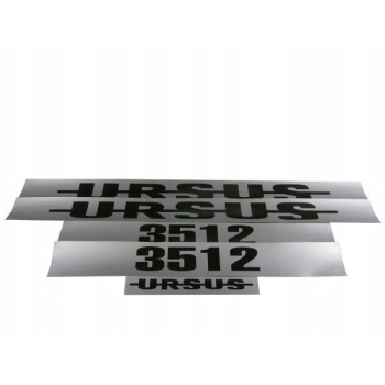 Naklejki komplet emblemat URSUS 3512, NAK 3512