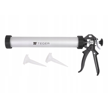 Wyciskacz pistolet do silikonu 15calcal380 mm - tuba aluminiowa TEGER, T-NB-WDM006