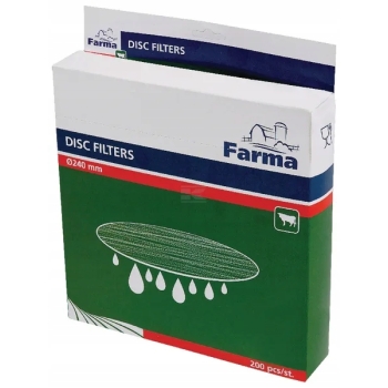 Filtr cedzidła krążkowy Farma fi 240 mm do mleka, 601007FA
