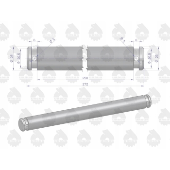 Sworzeń haka pociągowego ocynkowany URSUS C-330 42370190