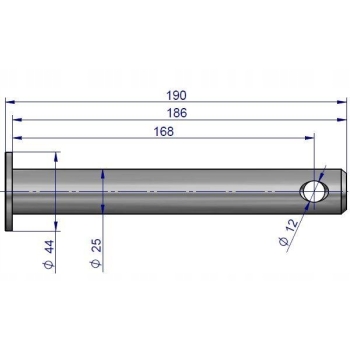 Sworzeń korpusu haka pociągowego URSUS C-330 42410010
